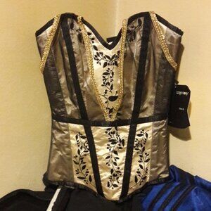 NWT Corset Story Halterneck Satin Corset